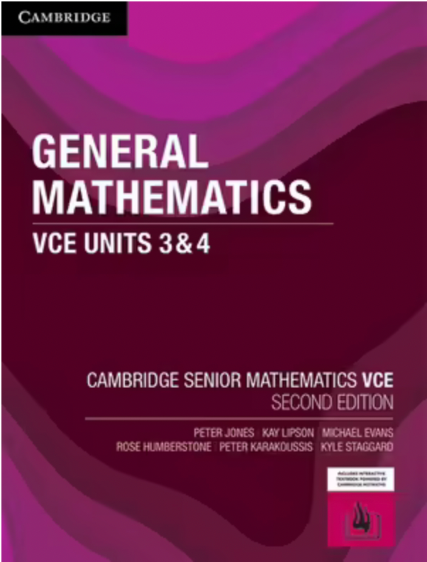 General Mathematics Units 3 & 4